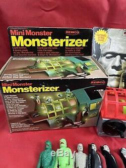 Vintage Remco Monster Collection With Rare Monsterizer & Box Must See Htf Loose