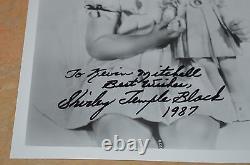 Vintage Shirley Temple Signed 8x10 Photo! Must See