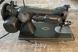 Vintage Singer 15-91 Sewing Machine Serviced, Customized With New Decals. Must See