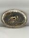 Vintage Smith's Inc. Sterling Silver & 14k Western Belt Buckle (MUST SEE)