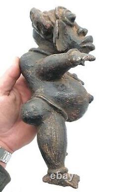 Vintage Solid Bronze African Cameroon Tikar Pygmy Figurine Sculpture Must See