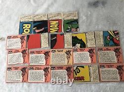 Vintage Topps Batman & Robin Action Cards Riddler Joker 1966 Must See Condition