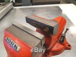 Vintage York 100 Bullet Bench Vise, New Collector Condition! Must See Video