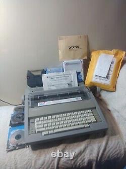 Vtg Brother Electronic Typewriter GX-6500 Great A/O Cond w Many Extras MUST SEE