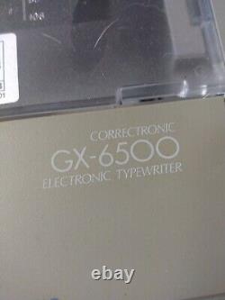 Vtg Brother Electronic Typewriter GX-6500 Great A/O Cond w Many Extras MUST SEE