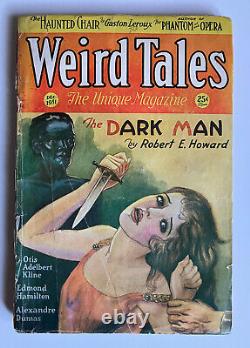 WEIRD TALES December 1931 Pulp magazine The Dark Man by Robert E Howard MUST SEE