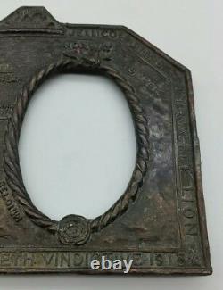 WW1 British Home Front Service Picture Frame Extremely Interesting MUST SEE