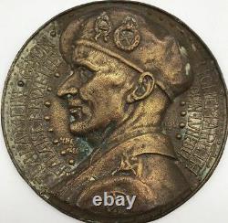 WW2 British Army Bronze General Bernard Montgomery El Alamein Plaque MUST SEE