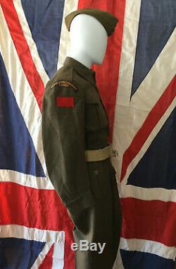 WW2 CANADIAN ARMY BATTLEDRESS'HASTY Ps' (With history) MUST SEE