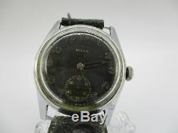 WW2 German Army Wehrmacht Heer Army Bulla Military Wristwatch DH MUST SEE
