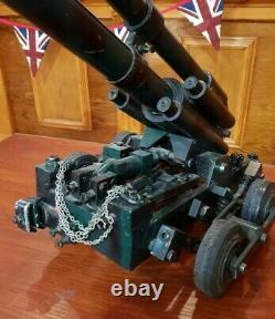 WW2 German British American Anti Aircraft Gun LARGE Handmade Model MUST SEE