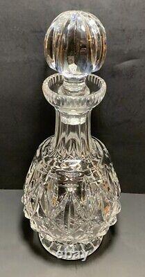 Waterford Footed Crystal Liquor/Brandy Decanter & Original Stopper, (MUST SEE!)