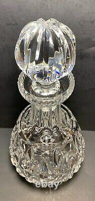 Waterford Footed Crystal Liquor/Brandy Decanter & Original Stopper, (MUST SEE!)