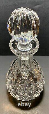 Waterford Footed Crystal Liquor/Brandy Decanter & Original Stopper, (MUST SEE!)