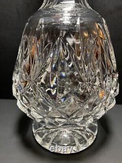 Waterford Footed Crystal Liquor/Brandy Decanter & Original Stopper, (MUST SEE!)