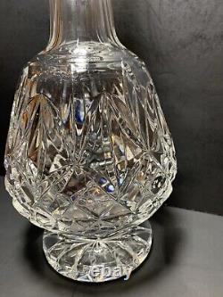 Waterford Footed Crystal Liquor/Brandy Decanter & Original Stopper, (MUST SEE!)