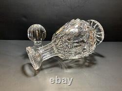 Waterford Footed Crystal Liquor/Brandy Decanter & Original Stopper, (MUST SEE!)