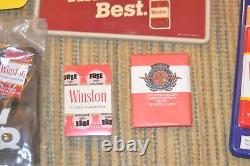 Winston Cigarettes Collections Hats Thermometer Calendar Coozie Ashtray Must SEE