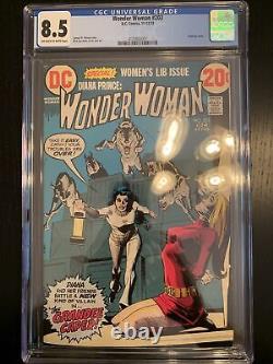 Wonder Woman #203 CGC 8.5 (DC 1972) Delaney Story, Giordano Art! Must See