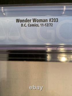 Wonder Woman #203 CGC 8.5 (DC 1972) Delaney Story, Giordano Art! Must See