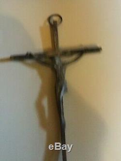 World War One Metal Crucifix Cross Of Protection Ypres Trench Art Must See