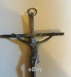 World War One Metal Crucifix Cross Of Protection Ypres Trench Art Must See