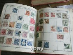 Worldwide Old Time Stamp Collection In Antique Lincoln Album Must See