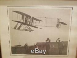 Wright EX Vin Fiz Framed Smithsonian Aviation Relic Poster RARE! MUST SEE