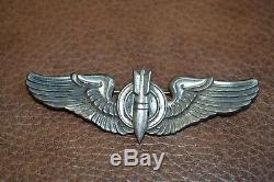 Wwii Cbi Bomber Wing! 3 Sterling Silver! Must See
