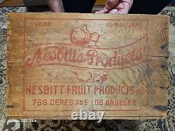 XX Rare! 1927 Nesbitt Fruit Products! Must See