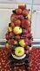 XXL Jay Willfred Pyramid Fruit Apples Berrys. HEAVY- 29.5 POUNDS -MUST SEE