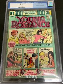 Young Romance #197 Cgc 8.0 (dc, 1974) 100 Page Giant! Must-see