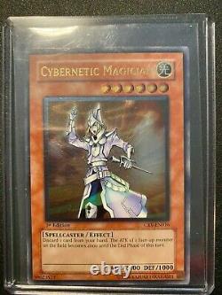 Yu-Gi-Oh! 1st Ed Cybernetic Magician Ultimate Rare #CRV-EN016. MUST SEE
