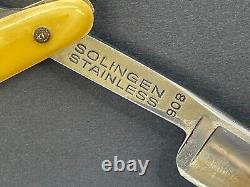 (cr-111) Rare Vintage Coles Ny / Solingen #908 Straight Razor Must See